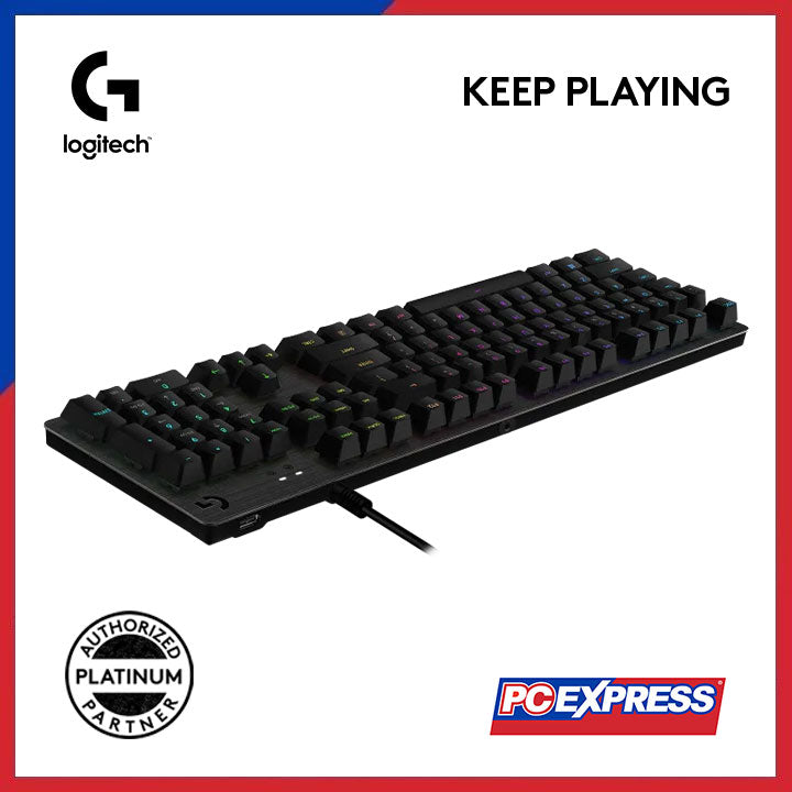 LOGITECH G512 Carbon RGB Mechanical GX Brown Tactile Gaming Keyboard - PC Express