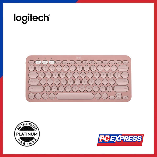 LOGITECH K380S Pebble Keys 2 Bluetooth Keyboard (Rose)