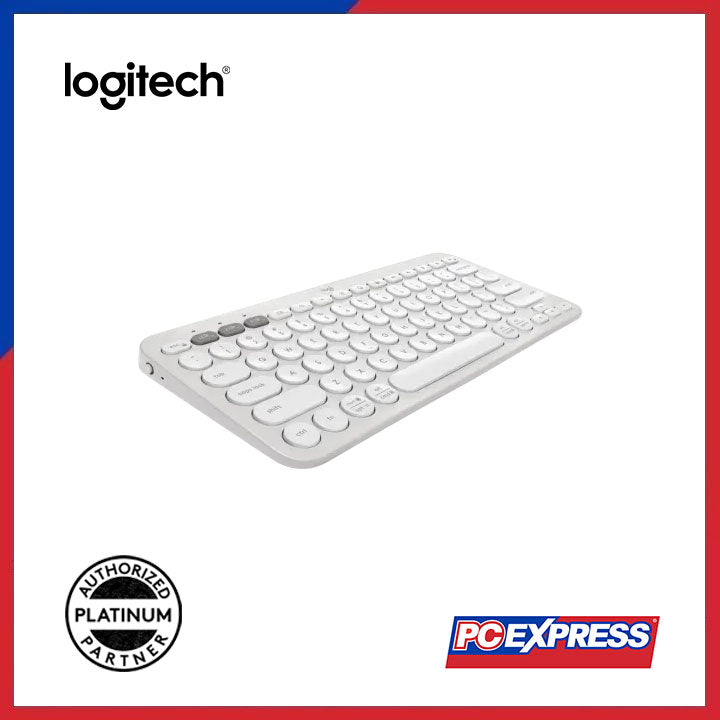 Teclado Logitech Pebble 2 K380S Bluetooth/Wireless Sp White (920