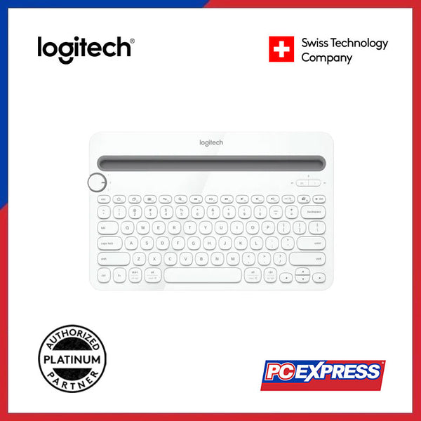 LOGITECH  K480 Multi-Device Bluetooth Wireless Keyboard (White)