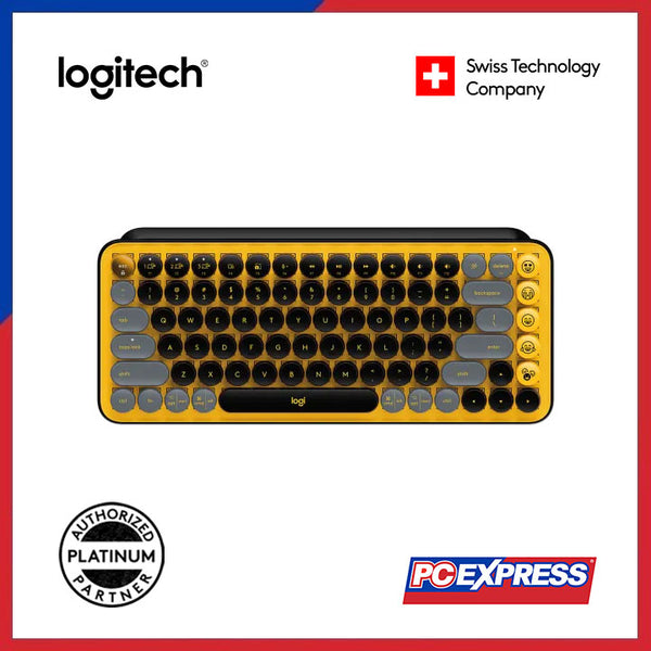 LOGITECH POP Keys Wireless Mechanical Keyboard (Blast) - PC Express
