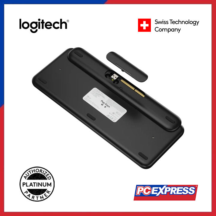 LOGITECH POP Keys Wireless Mechanical Keyboard (Blast) - PC Express