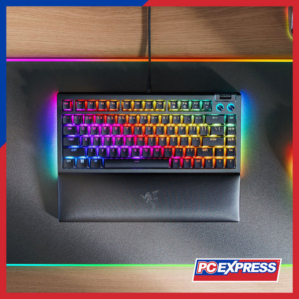 RAZER BlackWidow V4 75% Black RGB Hot-swappable Mechanical Gaming Keyboard