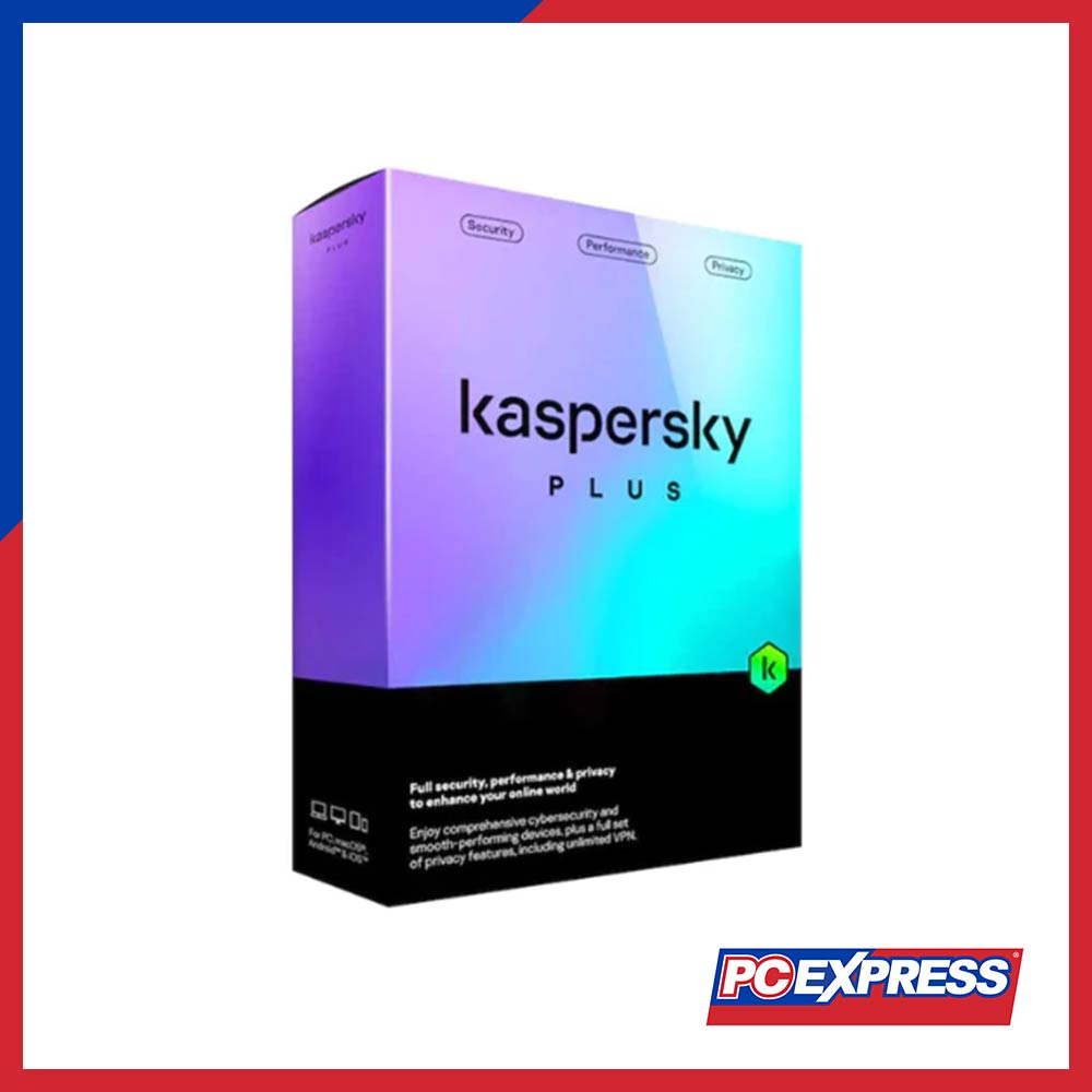 Kaspersky Plus Internet Security 1 Device 1 Year Protection - PC Express