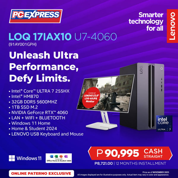 LENOVO LOQ 17IAX10 U7-4060 (91AY001GPH) Desktop