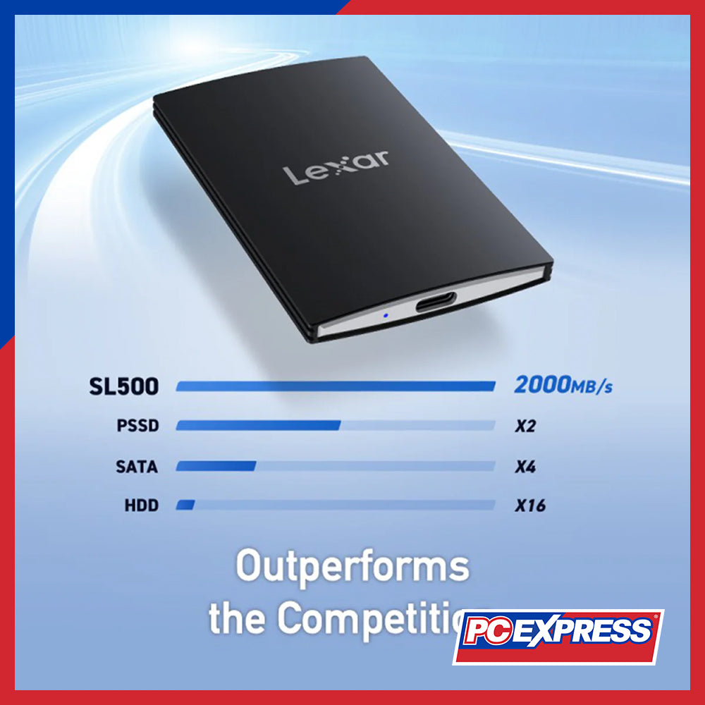 LEXAR SL500 2TB USB 3.2 Gen 2X2 (LSL500X002T-RNBNG) Portable