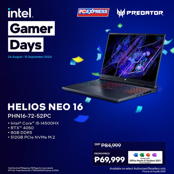 ACER Predator Helios Neo PHN16-72-52PC GeForce RTX™ 4050 Intel® Core™ i5 Laptop (Abyssal Black)