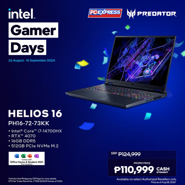 ACER Predator Helios PH16-72-73KK GeForce RTX™ 4070 Intel® Core™ i7 Laptop (Abyssal Black)