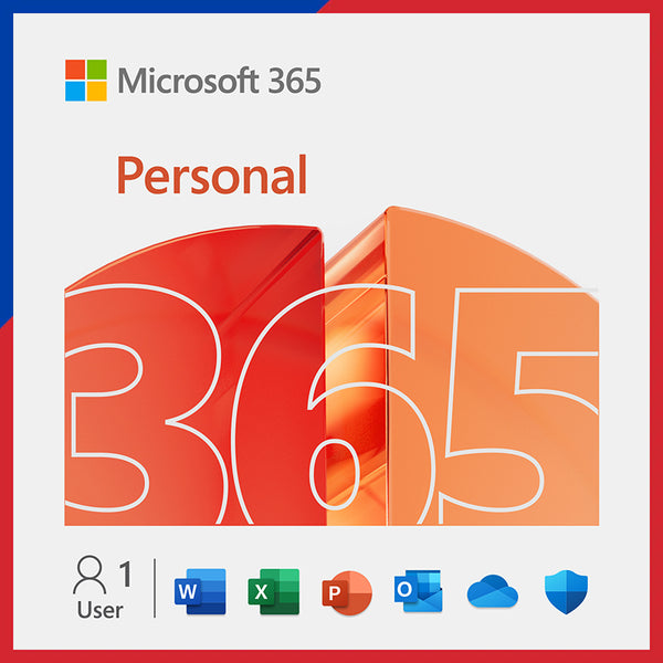 Microsoft 365 Personal (12 Months Subscription For PC, Mac, iOS, and Android | For 1 person)