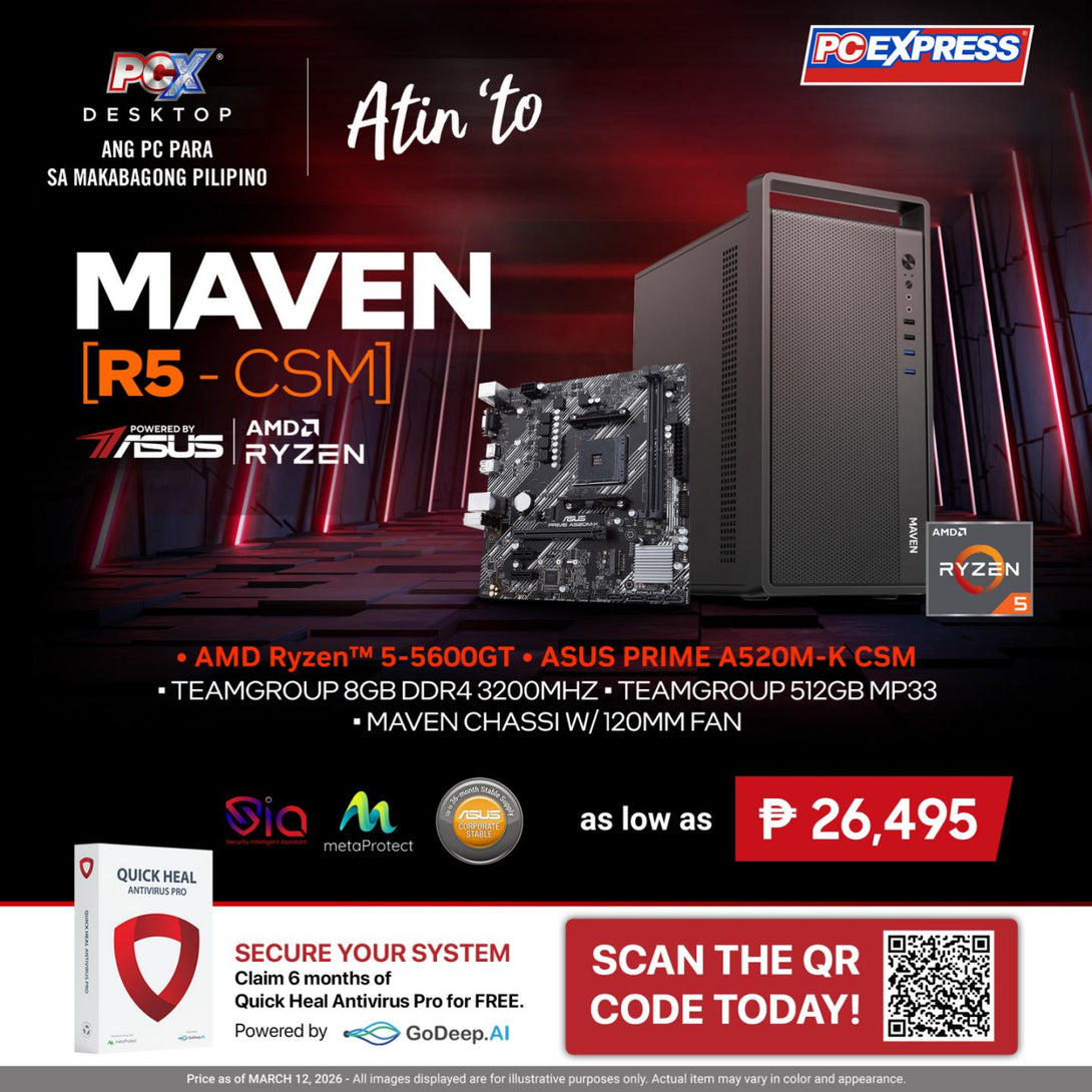 PCX LFH MAVEN (R5-CSM) Desktop - Powered By ASUS – PC Express
