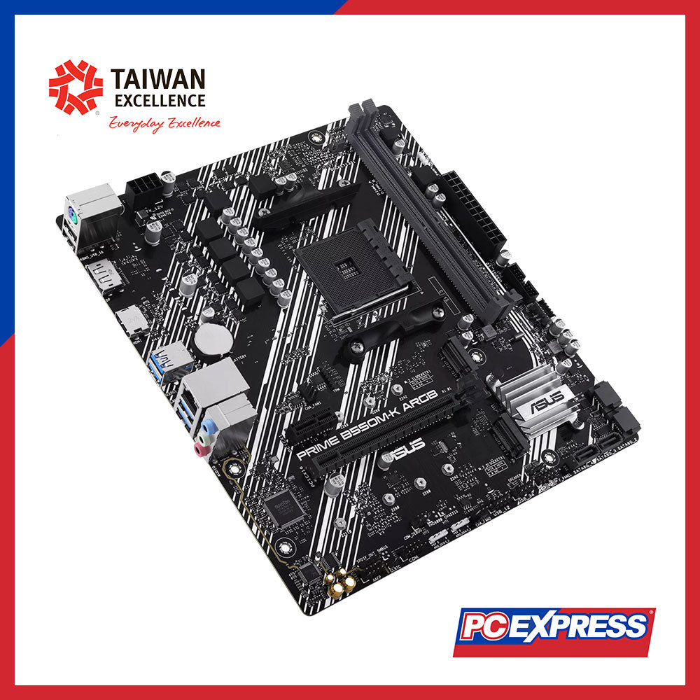 ASUS PRIME B550M-K ARGB Micro-ATX Motherboard – PC Express
