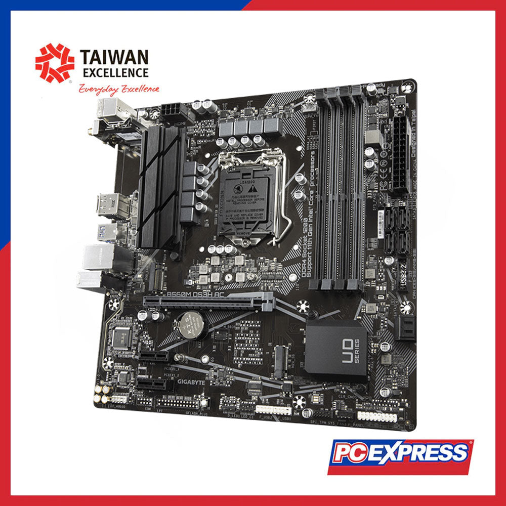 GIGABYTE B560M-DS3H-AC Micro-ATX Motherboard - PC Express