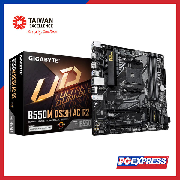 GIGABYTE B550M-DS3H-AC R2 micro-ATX Motherboard