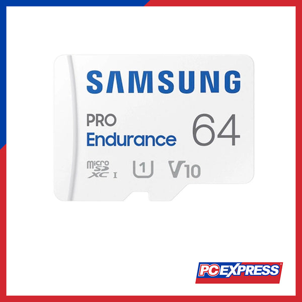 SAMSUNG Micro SD 64GB Pro Endurance With Adapter Memory Card