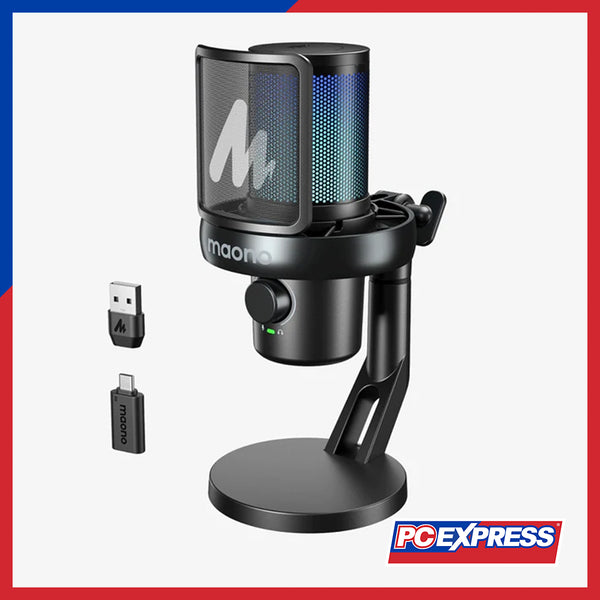 MAONO DM40 USB/Wireless Gaming Desktop Microphone - Black