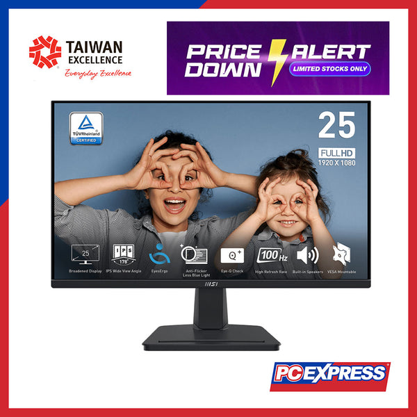 MSI 24.5" MP251 PRO IPS Black Monitor