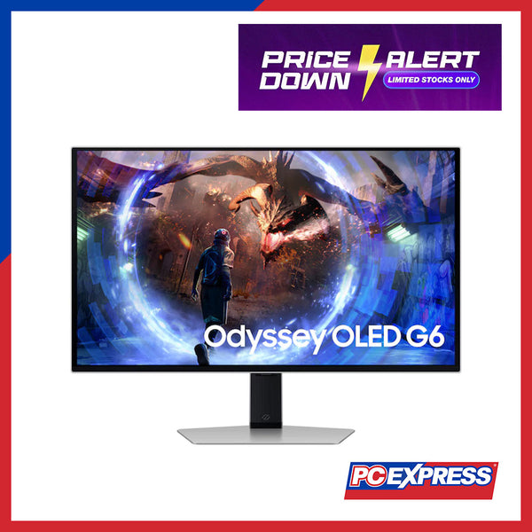 SAMSUNG 27" (LS27DG602SEXXP) Odyssey OLED G6 G60SD QHD 360Hz Gaming Monitor