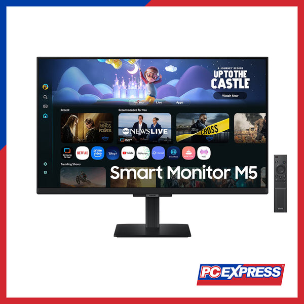 SAMSUNG 27" (LS27FM500EEXXP) IPS Smart Monitor M5 - Black