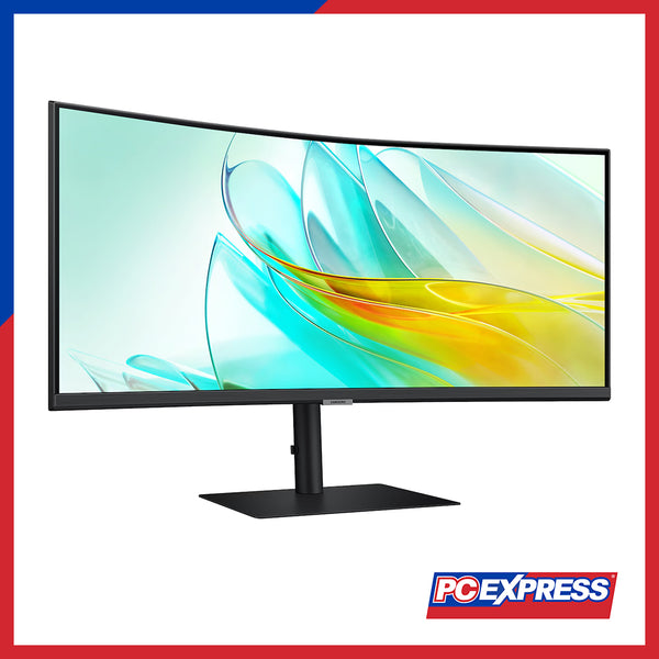 SAMSUNG 34" ViewFinity S6 (LS34C650UAEXXP) Curved Monitor - Black