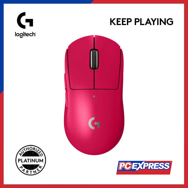 LOGITECH G PRO X SuperLight 2 Lightspeed Wireless Gaming Mouse (Magenta)