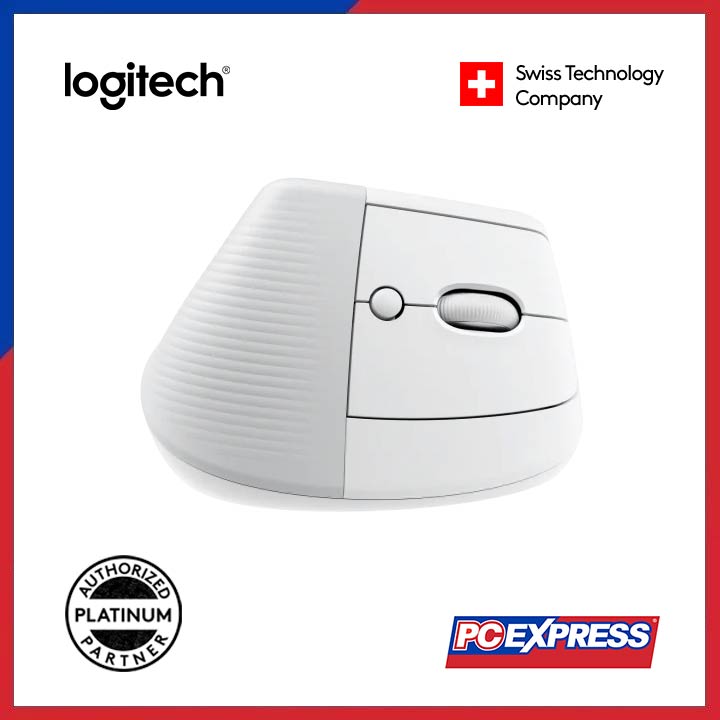 LOGITECH LIFT VERTICAL ERGON Wireless Mouse (Off White) - PC Express