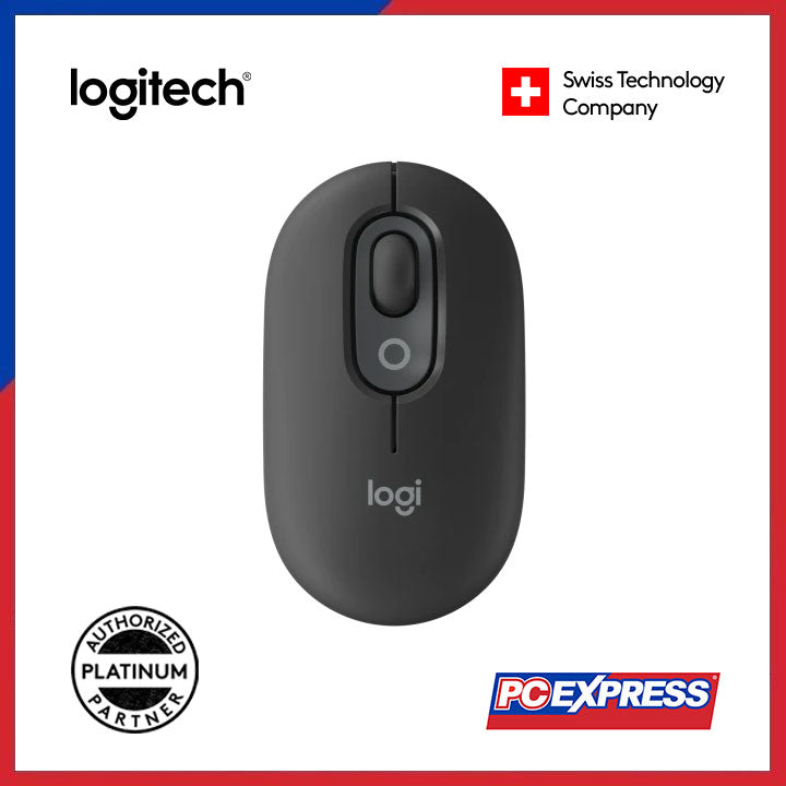 LOGITECH POP Wireless Mouse with Customizable Emoji (Graphite) β PC Express