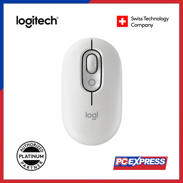 LOGITECH POP Wireless Mouse with Customizable Emoji (Off White)