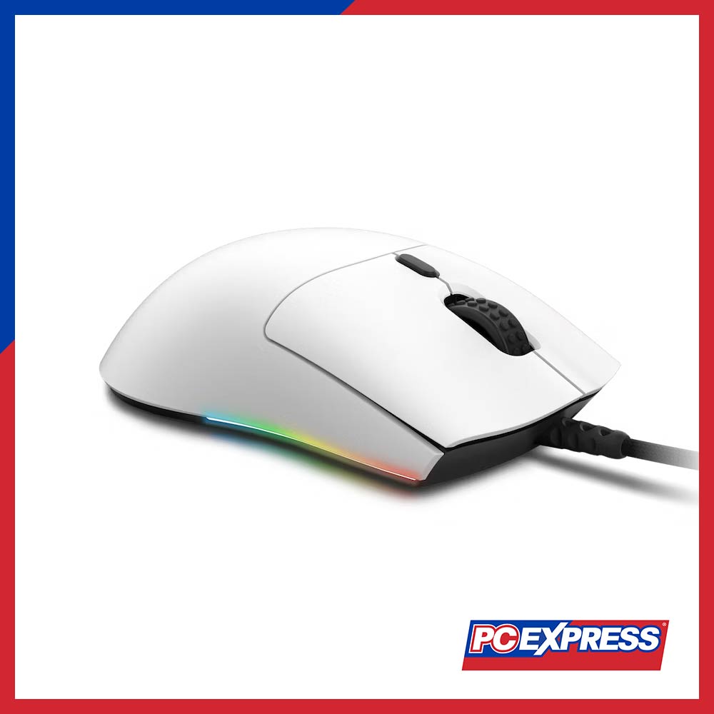 NZXT LIFT (MS-1WRAX-WM) Lightweight Ambidextrous Mouse (White) - PC Express