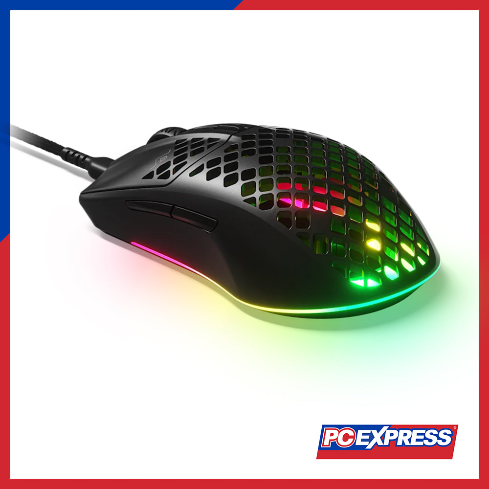 STEELSERIES Aerox 3 Onyx Wired Gaming Mouse - Black (62611) – PC Express