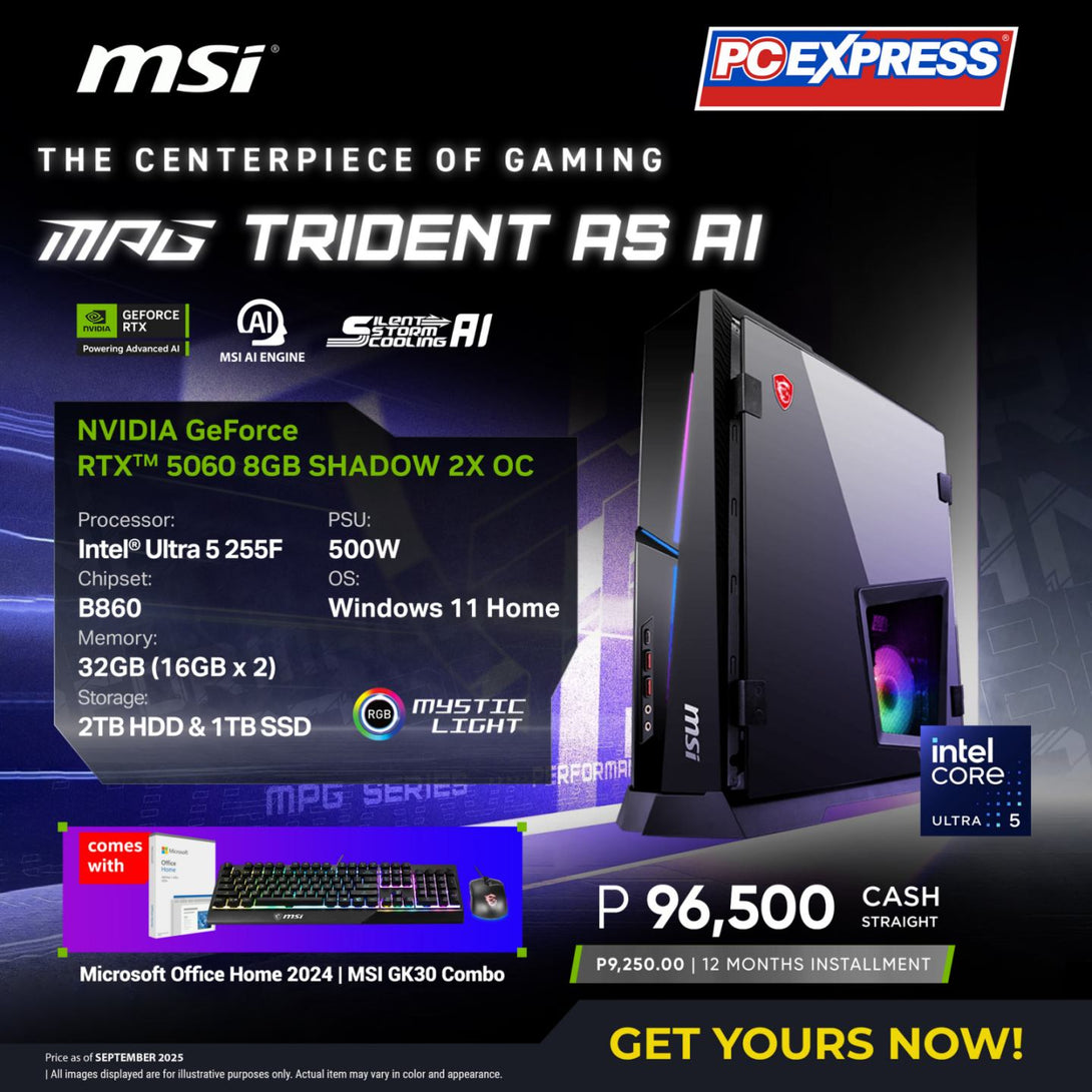 MSI MPG TRIDENT AS AI GeForce RTX™ 5060 Intel® Core™ Ultra