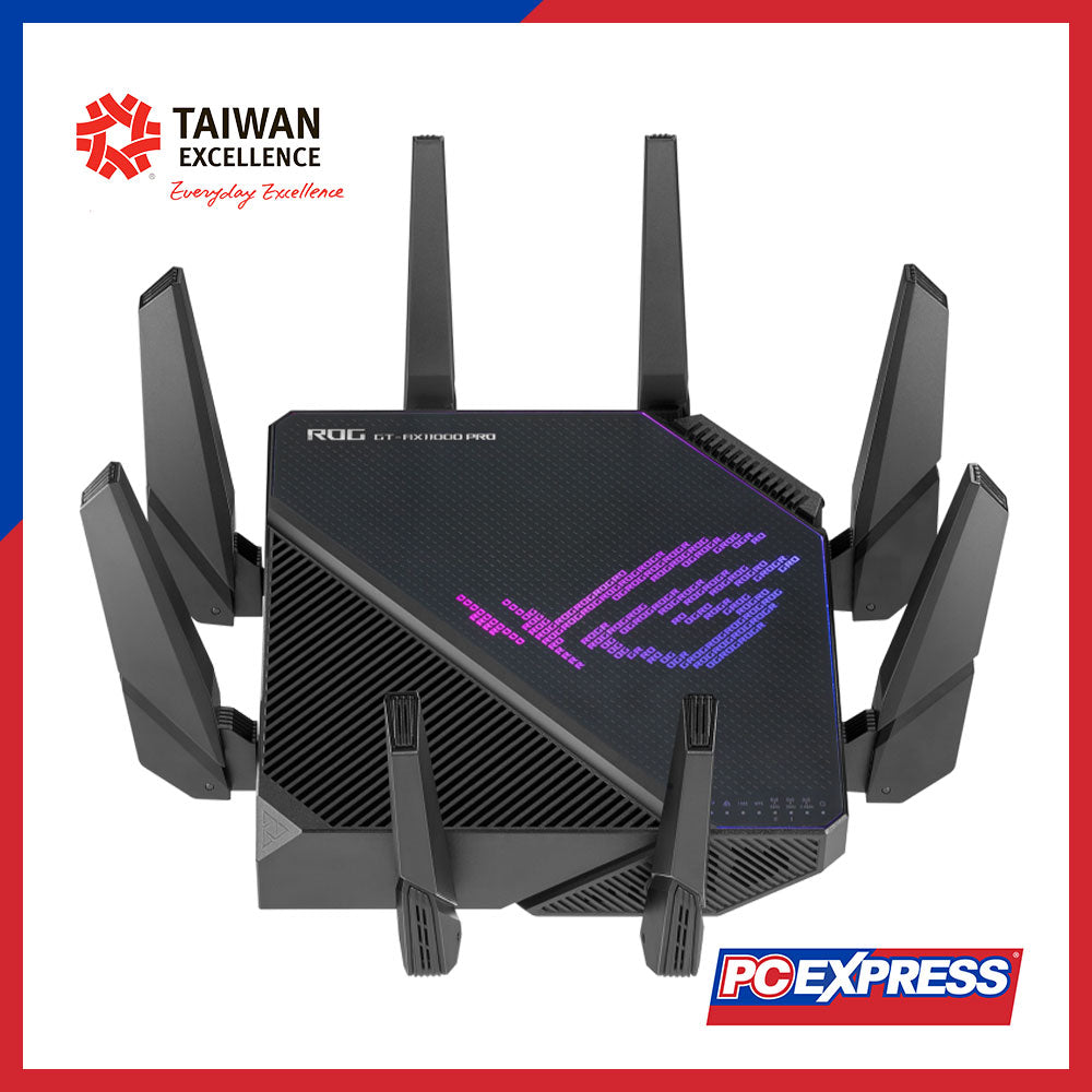 ASUS ROG Rapture GT-AX11000 Pro Tri-Band WiFi 6 Gaming Router – PC Express