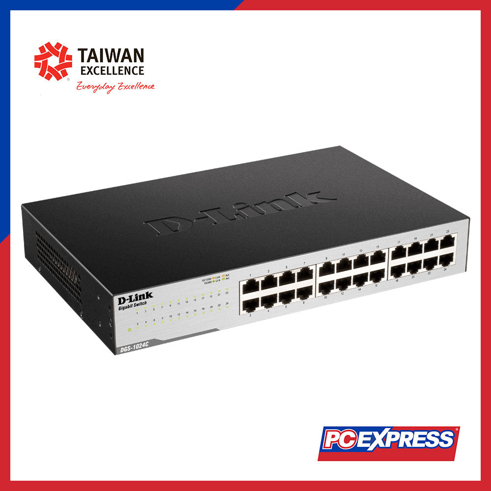 D-Link DGS-1024C 24-Port Gigabit Unmanaged Switch - PC Express