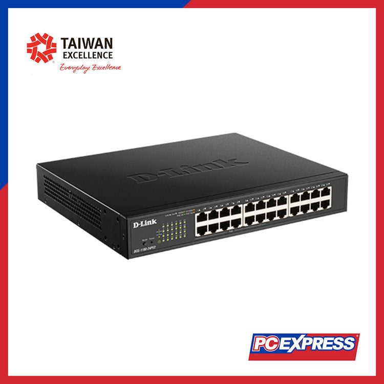 D-LINK DGS-1100-24PV2 24-Port Gigabit PoE Smart Managed Switch – PC Express