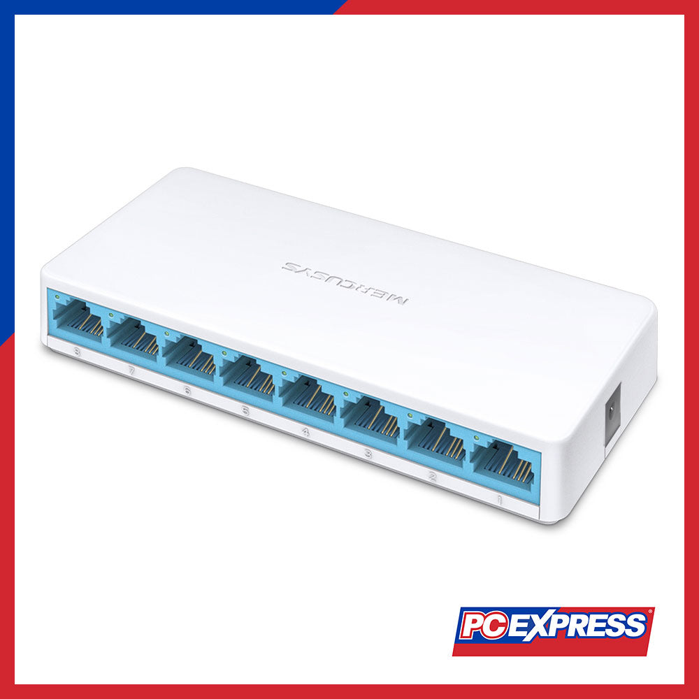 MERCUSYS MS108 8-Port 10/100Mbps Desktop Switch – PC Express