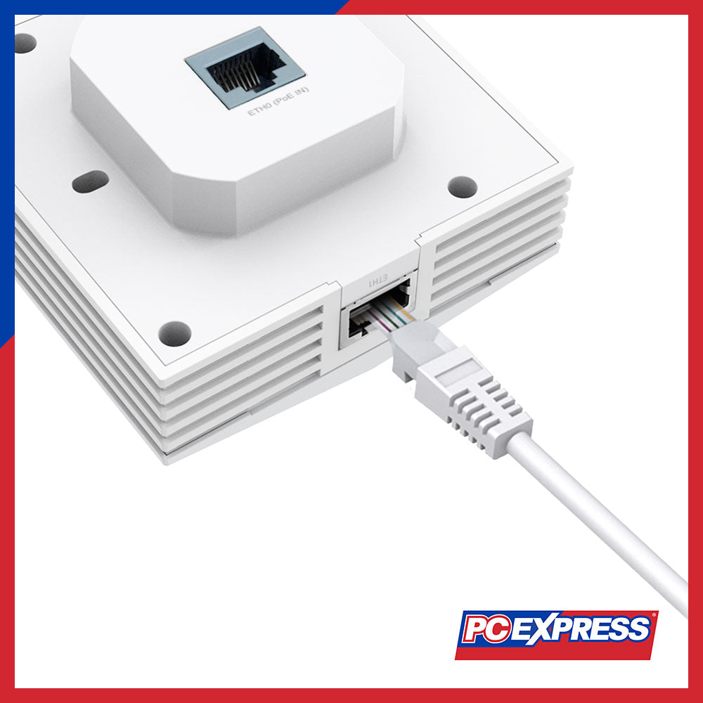 TP-LINK Omada EAP650 AX3000 Wall Plate Dual Band WiFi 6 Access Point ...