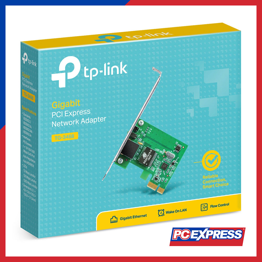 TP-LINK TG-3468 Gigabit PCI Express Network Adapter - PC Express