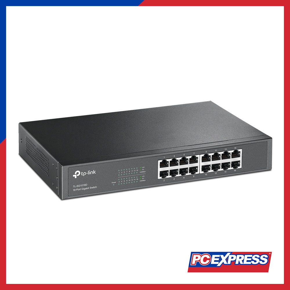 TP-LINK TL-SG1016D 16-Port Gigabit Desktop/Rackmount Switch - PC Express