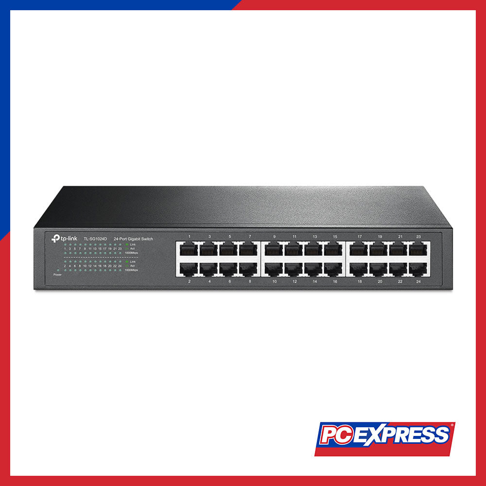 TP-LINK TL-SG1024D 24-Port Gigabit Desktop/Rackmount Switch - PC Express