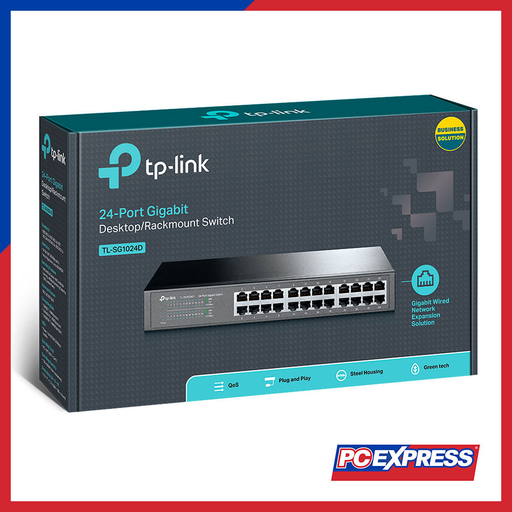 TP-LINK TL-SG1024D 24-Port Gigabit Desktop/Rackmount Switch - PC Express