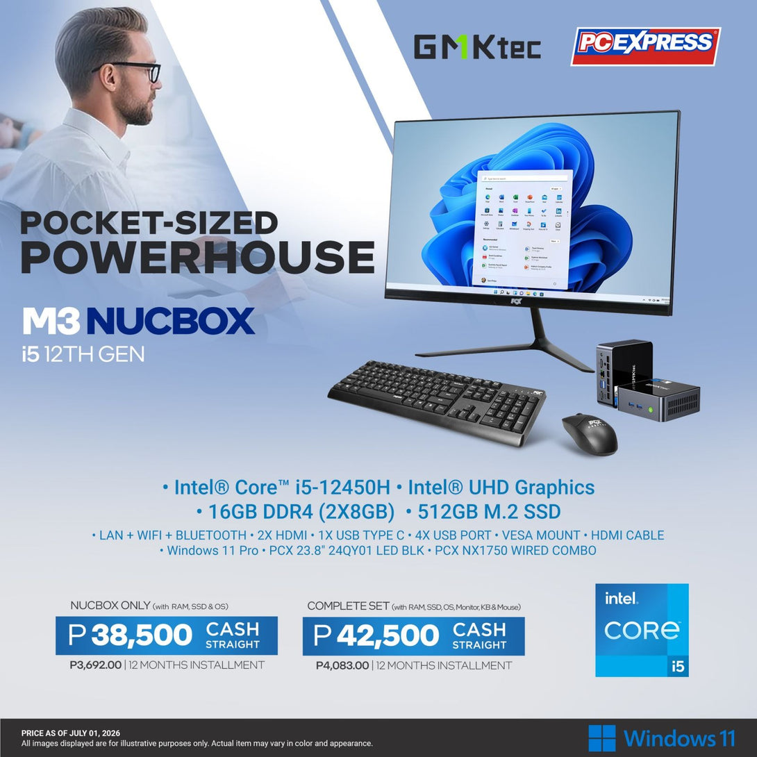 GMKTEC NUCBOX M3 Intel® Core™ i5 12th Gen Mini Desktop – PC Express