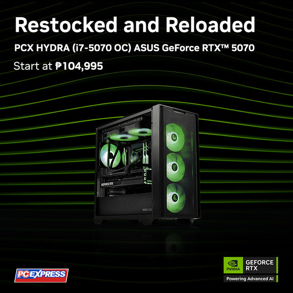 PCX GFH HYDRA (i7-5070 OC) - GeForce RTX™ 5070 OC Gaming Desktop - Powered By ASUS