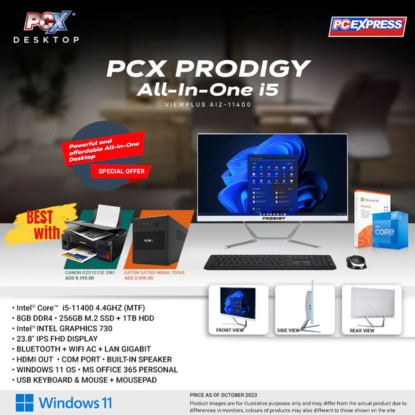 PCX LFH PRODIGY AIO (i5) Intel Graphics 730 Intel® Core™ i5 Desktop Package - PC Express