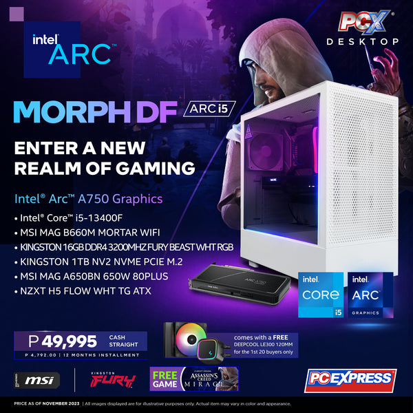Intel ARC Morph DF ARCi5 Intel® Core™ i5 Gaming Desktop