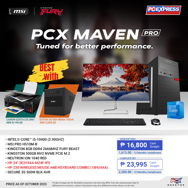 PCX LFH MAVEN PRO Intel® Core™ i5 Desktop Package - PC Express