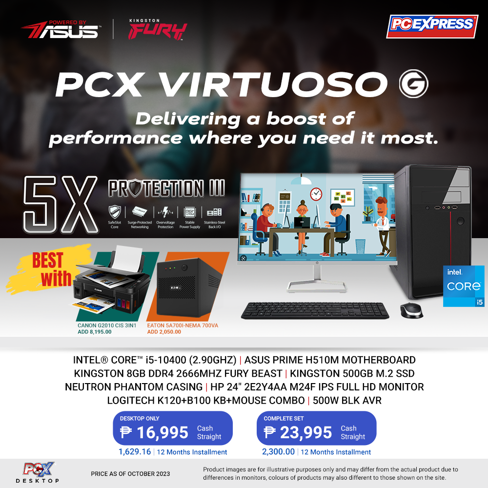 PCX LFH VIRTUOSO G Intel® Core™ i5 Desktop Package - Powered By ASUS - PC Express