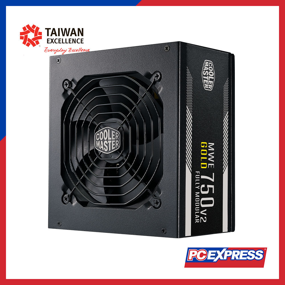 COOLER MASTER MWE V2 750W 80+ GOLD Rated Fully-Modular Power Supply - PC Express