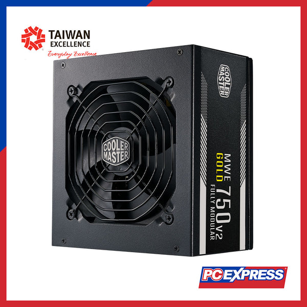 COOLER MASTER MWE V2 750W 80+ GOLD Rated Fully-Modular Power Supply