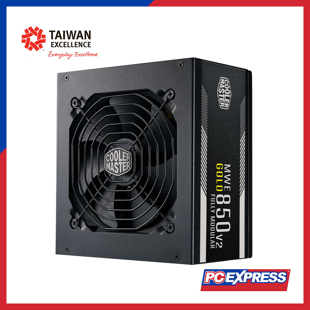 COOLER MASTER MWE V2 850W 80+ GOLD Rated Fully- Modular Power Supply - PC Express
