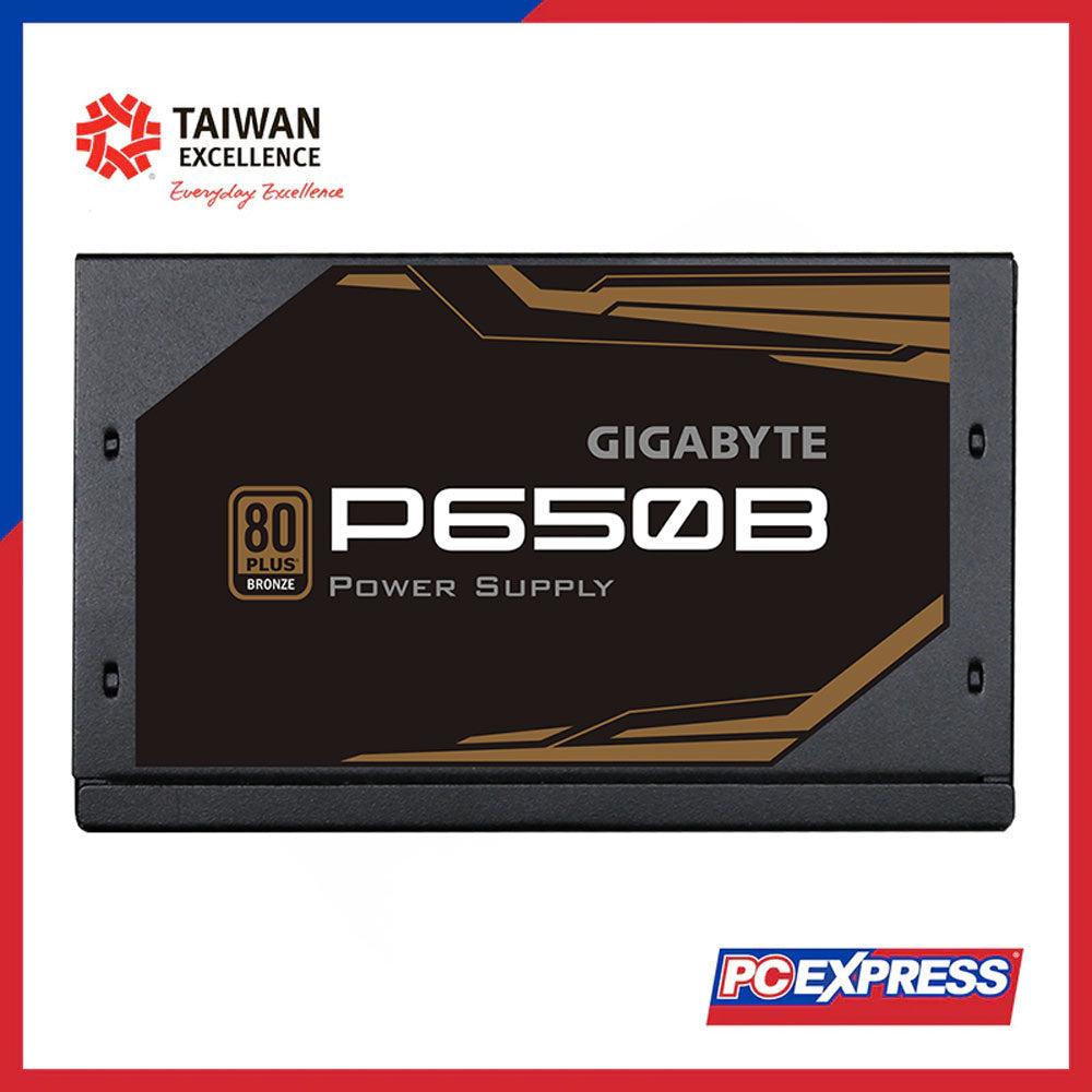 GIGABYTE 650W GP-P650B 80+ Bronze Non-Modular Power Supply - PC Express
