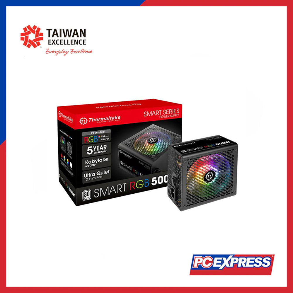 THERMALTAKE Smart RGB 500W 80+ Non-Modular Power Supply - PC Express